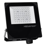 MEGAMAN utomhus LED-spot Hugo, 50 W, 3000 K, IP66