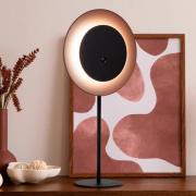 Näve LED-batteridriven bordslampa Solan, svart/brun, solenergi, IP54