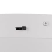 Trio Lighting LED-taklampa Keaton, ljusgrå, Ø 40 cm, metall, CCT