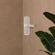 Maytoni Vägglampa DYNAMICS, vit, höjd 23 cm, metall, upp/ner