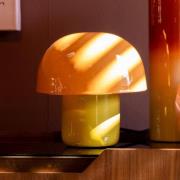 KARE bordslampa Mushroom, orange, metall, 20 cm, E14