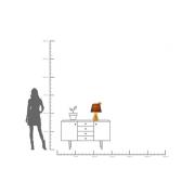 KARE bordslampa Animal Hedgehog Family, guld/brun, E27