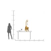 KARE Golvlampa Monkey Dance, guldfärgad, 120 cm, E27