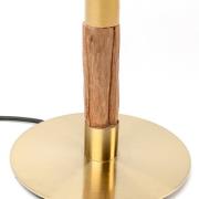 KARE bordslampa Twig, grön/guld, 74 cm hög, E27