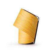 LZF LAMPS LZF bordslampa Tiny, gul, höjd 22 cm, träfanér