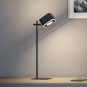 Paulmann LED-batteridriven bordslampa Varia, svart, 37 cm dim CCT