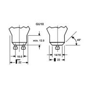 Sylvania LED-lampa SUPERIA RETRO ES50 GU10 4,8 W 965 475 lm 36°