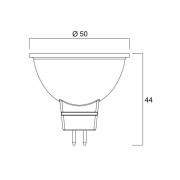 Sylvania LED-lampa SUPERIA RETRO GU5.3 MR16 4,3W 840 380lm dimbar