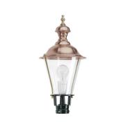 K.S. Verlichting Sockellampa K4b med koppar, grön