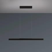 Bopp LED-hänglampa Nano 2.0, längd 100 cm, svart, metall