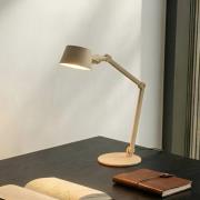 Lucande bordslampa Silka, 93 cm, beige, justerbar, E27