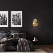 EGLO Chiavica pendellampa, mässing, 1-ljus, Ø20.5cm