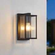 EGLO Budrone utomhusvägglampa, svart/klar