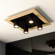 EGLO Valcasotto 1 LED-taklampa med fyra spottar