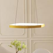 EGLO Vallerosa LED-hänglampa i mässing