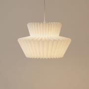 Lindby taklampa Magali, vit, papper, Ø 45 cm, E27