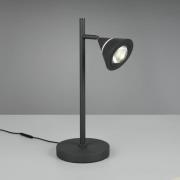 Trio Lighting LED-bordslampa Romeo, höjd 40 cm, svart, metall, CCT