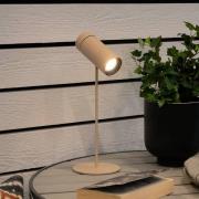 Konstsmide LED-batteridriven bordslampa Multi, sandfärgad, höjd 30 cm,...