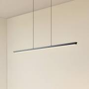 Lucande LED-hänglampa Solvar, 117 cm, svart, CCT, dimbar