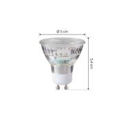 Arcchio LED-lampa GU10 4,7W 2700K 850lm glas set om 2