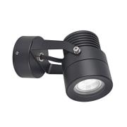 LCD Utomhusstrålare 5119, svart, Ø 7 cm, metall, IP54, GU10