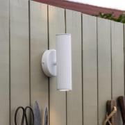 Globen Lighting Vägglampa Hubble, vit, höjd 21 cm, IP44