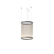 Vibia LED-hänglampa ARRAY beige 73 x 55 cm cylinder 927 dimbar