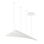 Vibia LED-hänglampa RHYTHM, vit, 189 x 47 cm 927 dimbar