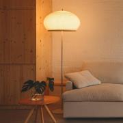 Vibia LED-golvlampa KNIT, 195 x 65 cm, beige textil/metall