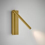 Bover LED-vägglampa Arid A/02 sandgul, aluminium, 2 700 K