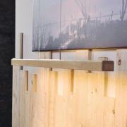 HerzBlut Leonora hänglampa Up&Down 121 cm natur