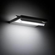 Stilnovo LED-vägglampa Tablet W1, bredd 24 cm, vit