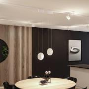 Paulmann URail LED-pendellampa Alejandro, signalvit, 4000K, dimbar.