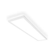 Briloner LED-taklampa Tava A, 98x20 cm, plast, vit