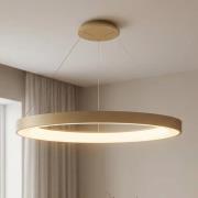 Mantra Iluminación Hänglampa Niseko II, fjärrkontroll, Ø 65cm guldfärg...