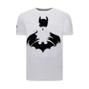 Local Fanatic T shirt Herr Batman Print White, Herr