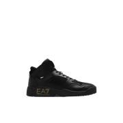 Emporio Armani EA7 Höga sneakers Black, Herr