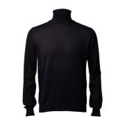 Gran Sasso Turtlenecks Black, Herr