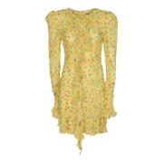 Alessandra Rich Short Dresses Yellow, Dam