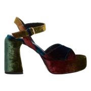 Elena Iachi Sandals Green, Dam