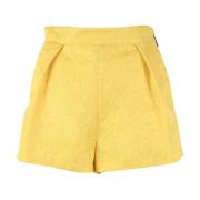 Msgm Shorts Yellow, Dam