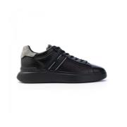 Hogan Stiliga Lädersneakers Black, Herr