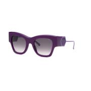 Philipp Plein Opal Violet Solglasögon med Smoke Gradient Linser Purple...