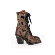 Chloé Pre-owned MultiColor Läder Mid Calf Stövlar Brown, Dam