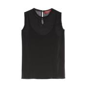 Max Mara Studio Svart Studio Top - Latino Stil Black, Dam