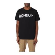 Dondup T-Shirts Black, Herr