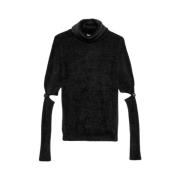 Gaëlle Paris Cut Out Pullover Black, Dam