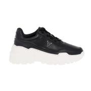 Windsor Smith Läder Sneakers för Kvinnor, Svart, Löpstil Black, Dam