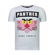 Local Fanatic Panther For A Cougar Rhinestone - Herr T Shirt - 5780W W...