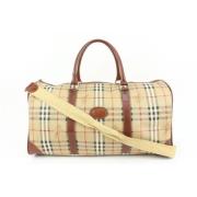 Burberry Vintage Pre-owned weekendväska Beige, Dam